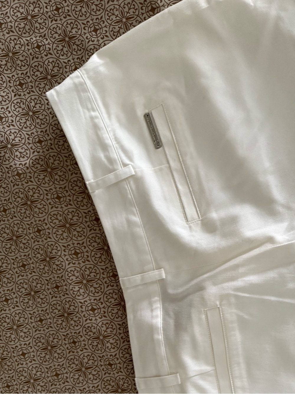 Michael Kors Women White Dress Shorts
